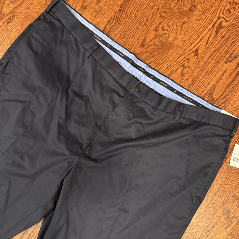 NWT Brooks Brothers Lightweight Advantage Chino‎ Pants Men's 52x30 Navy Blue - Picture 3 of 6